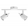 Regleta de 2 focos blanco GU10 Meranti Philips