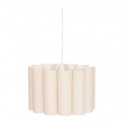 Lámpara de techo tejido beige Rona 37cm