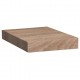 Estante de pared 23,5x23,5cm roble