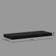 Estante de pared 60x23,5cm negro