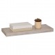 Estante de pared 60x23,5cm roble gris
