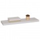Estante de pared 80x23,5cm blanco