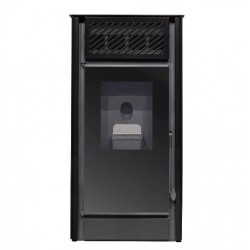 Estufa de pellet 9,6kW V10 Metlor Negro