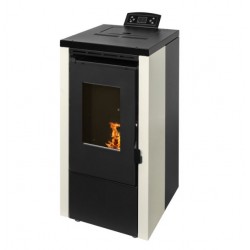 Estufa de pellet 6,2kW Power Elite 7 blanca