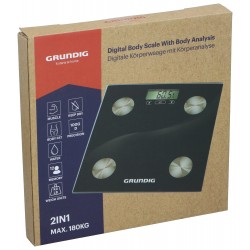 Báscula de baño digital con análisis corporal