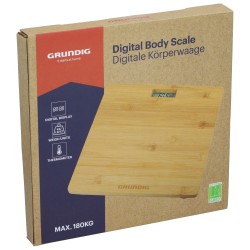 Báscula de baño madera