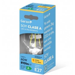 Bombilla estándar LED E27 3,8W 810lm 2700K Clase A
