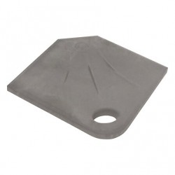 Base parasol 25kg. Angular gris