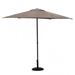Parasol de acero 2,7 metros Soya taupé