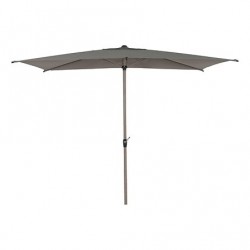 Parasol de aluminio Loompa 3x2 metros café