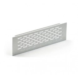 Rejilla de ventilación para zócalo 225mm plata