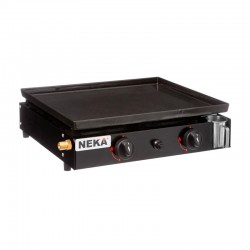 Plancha de gas 2 quemadores