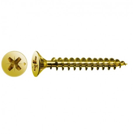 Tornillo cabeza plana yellox 100 UDS Spax