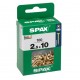 Tornillo cabeza plana yellox 100 UDS Spax