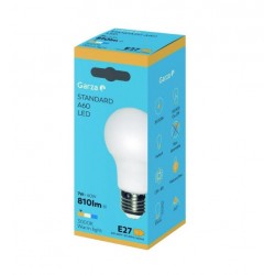 Bombilla estándar LED E27 7W 810lm 240º