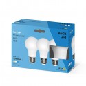 Pack 3 bombillas estándar LED E27 9,5W 1060lm