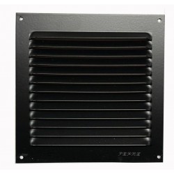 Rejilla de ventilación c/mosquitera negra