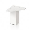 Pata ABS cuadrada blanca 4x4cm
