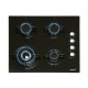 Placa cristalgas butano 4 fuegos 60cm Cata