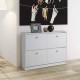 Zapatero 2 trampones blanco Tabac 110x23x80cm