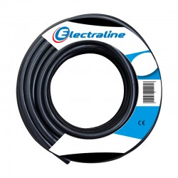 Cable redondo 2x1,5 negro 10m