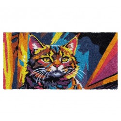 Felpudo coco POP gato 40x70cm