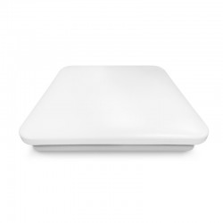 Plafón LED cuadrado plano de superficie 38cm 6500K