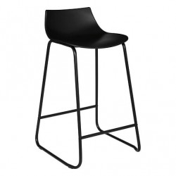 Taburete alto negro Otac