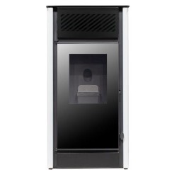 Estufa de pellet 9,6kW V10 Metlor blanca