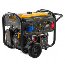 Generador trifásico Dual Power 6000W con ruedas
