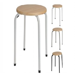 Taburete de madera