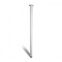 Pata redonda anodizado mate aluminio-pvc Ø6x80cm