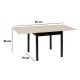 Mesa de cocina abatible 80x80cm