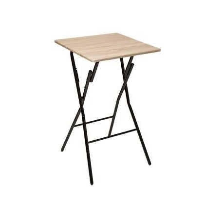 Mesa plegable alta madera 60x60cm