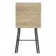 Mesa plegable alta madera 60x60cm