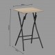 Mesa plegable alta madera 60x60cm