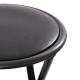 Taburete plegable de cocina negro