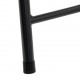 Taburete plegable de cocina negro