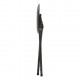 Taburete plegable de cocina negro