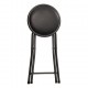 Taburete plegable de cocina negro