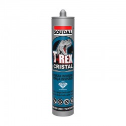 Adhesivo sellador T-Rex Cristal transparente Soudal