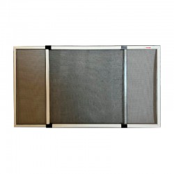 Mosquitera ventana extensible de aluminio 75-143x50cm