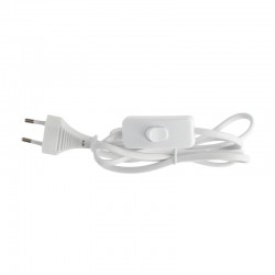 Cable de conexión plano con interruptor 2x0.75mm 1,5m