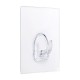 Colgador adhesivo reutilizable transparente 47x60mm