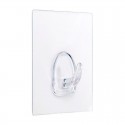Colgador adhesivo reutilizable transparente 47x60mm
