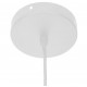Lámpara de techo metal blanco Desy 15cm