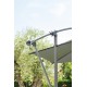 Parasol de acero excéntrico 3 metros pizarra