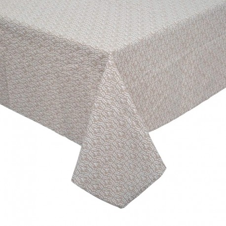 Mantel de algodón gris 150x250cm Kadi