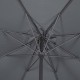 Parasol de aluminio Loompa 3 metros pizarra