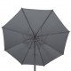 Parasol de aluminio Loompa 3 metros pizarra